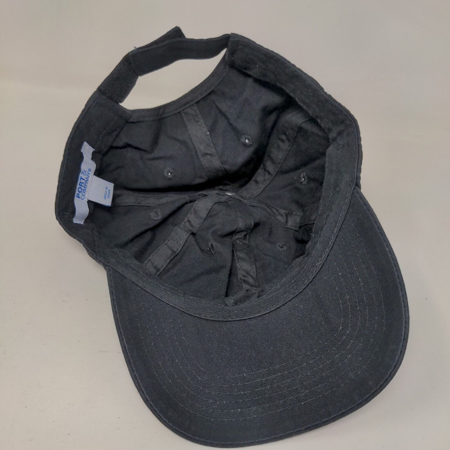 BHM1 Dragon Strapback Hat Black One Size Adjustable Port & Company