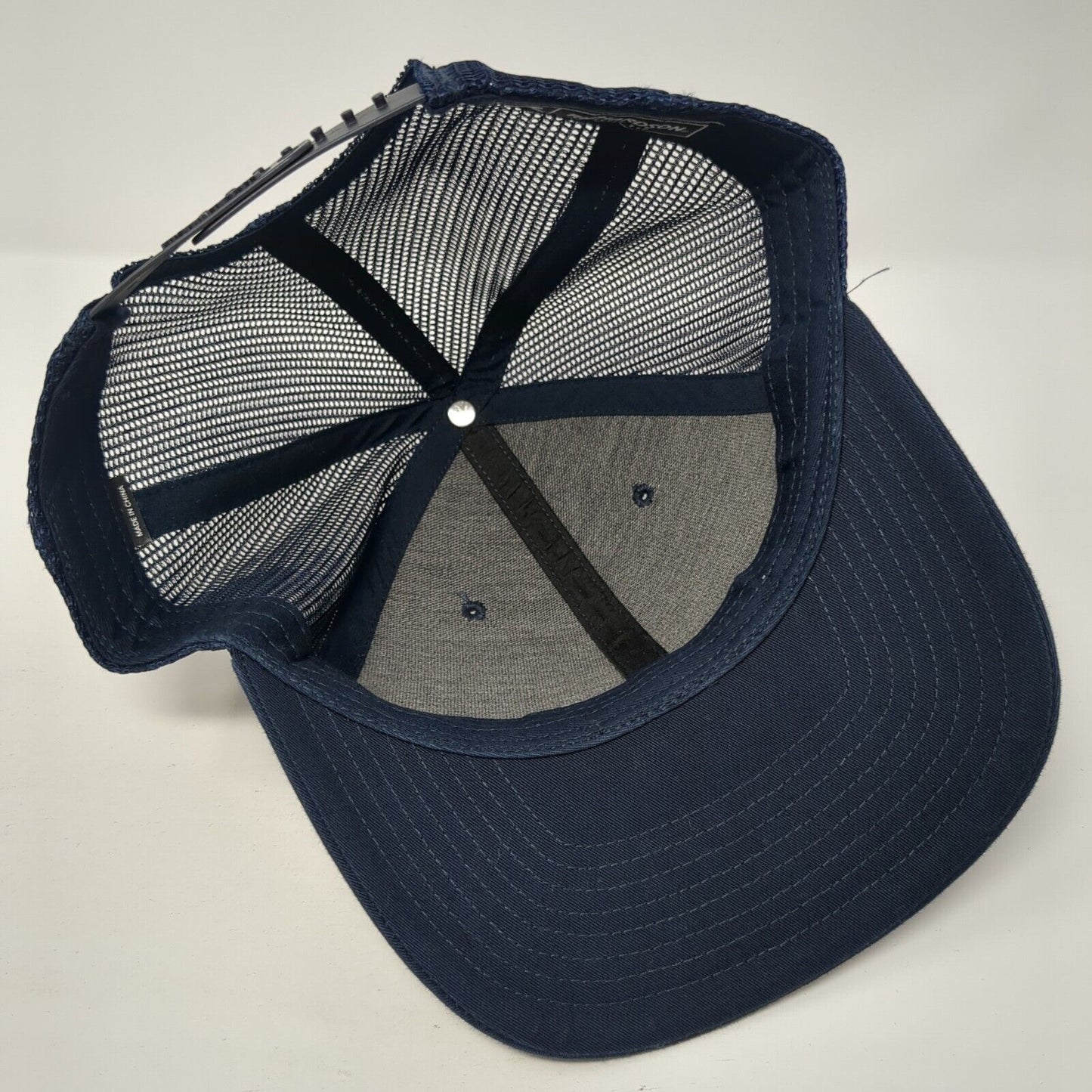 Fungi For Ager Snapback Trucker Hat Blue OS Adjustable Mesh Back Richardson