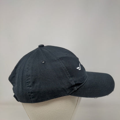 UEI College HVAC Strapback Hat Black One Size Embroidered Port & Company