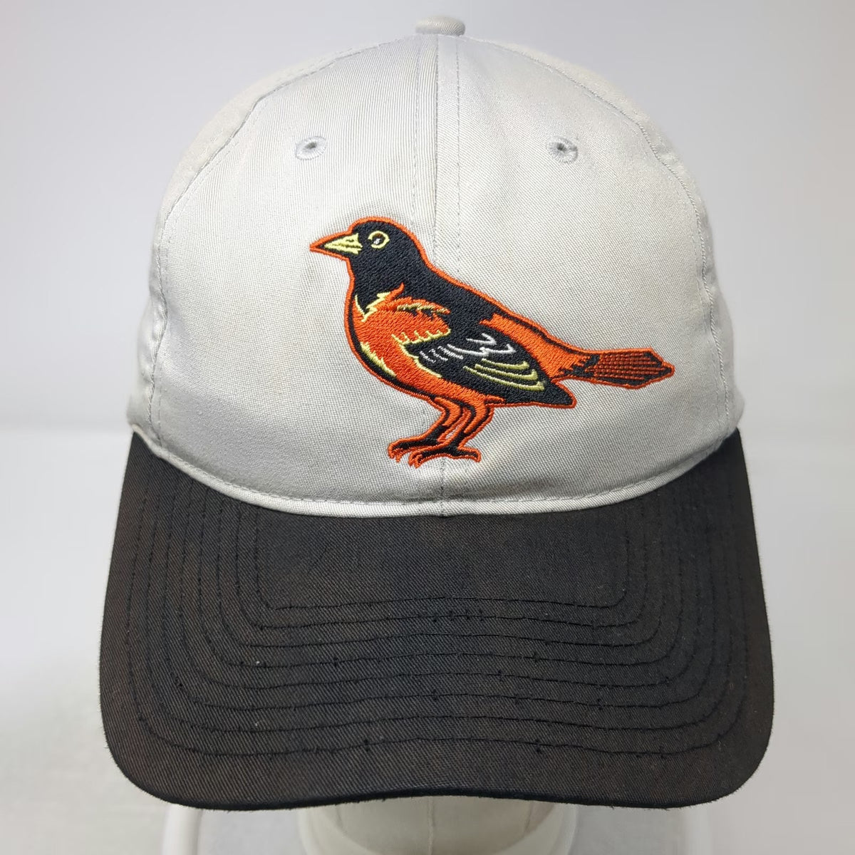 Baltimore Orioles MLB Twins Enterprise Snapback Hat Gray Black One Size 2-Tone