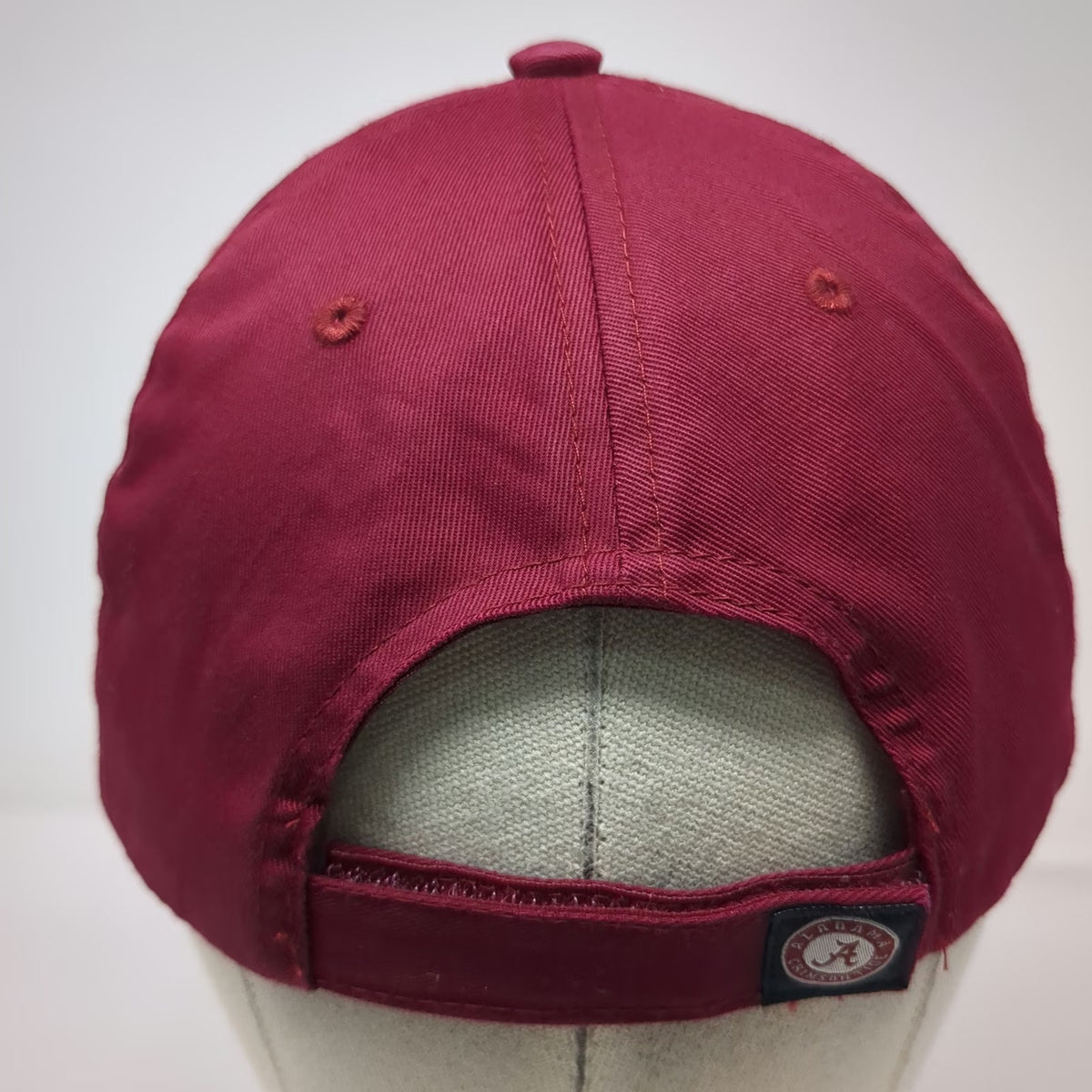 Captivating Headgear Alabama Crimson Tide NCAA Red One Size Cap Strapback Logo A