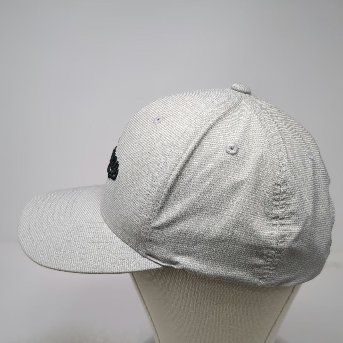Callaway Snapback Gray Hat One Size Structured Golf Cap Breathable Script Logo