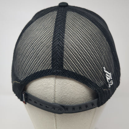 American Flag Mission43 Snapback Trucker Hat Black One Size Mesh Back