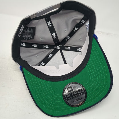 New Era 5 Panel Gray Blue Hat One Size Corduroy Brim Rope Pro Image Sports Boise