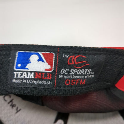 OC Sports Los Angeles Angels MLB Baseball Cap Red One Size Strapback Mesh Logo