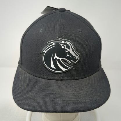 Boise State Broncos NCAA Nike Cap Gray L Dri-Fit Fitted Hat Flat Brim Stretch