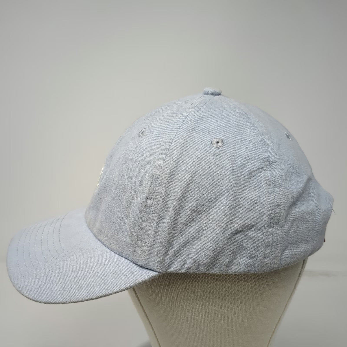 Levi's Baseball Cap Blue One Size Floral Daisy Cotton Slideback Adjustable Hat