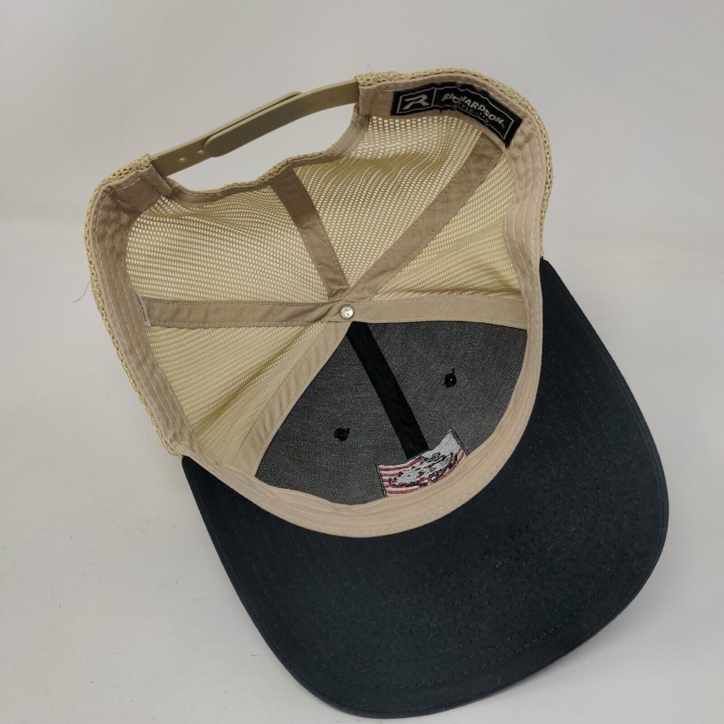 AG America Snapback Mesh Back Trucker Hat Black One Size Richardson