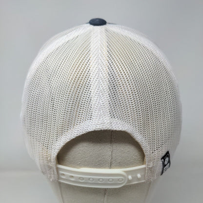 Salty Crew Chasing Tail Snapback Mesh Back Trucker Hat Blue One Size