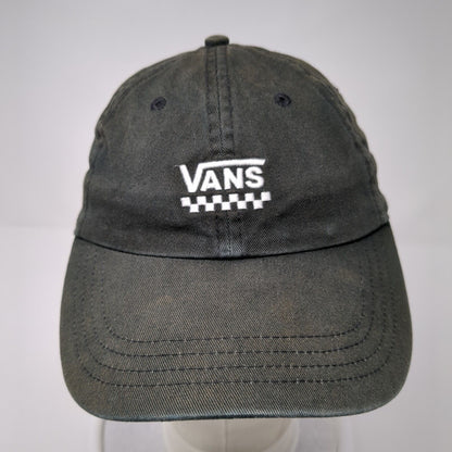 VANS Off The Wall Slideback Hat Black One Size Adjustable Embroidered 6 Panel