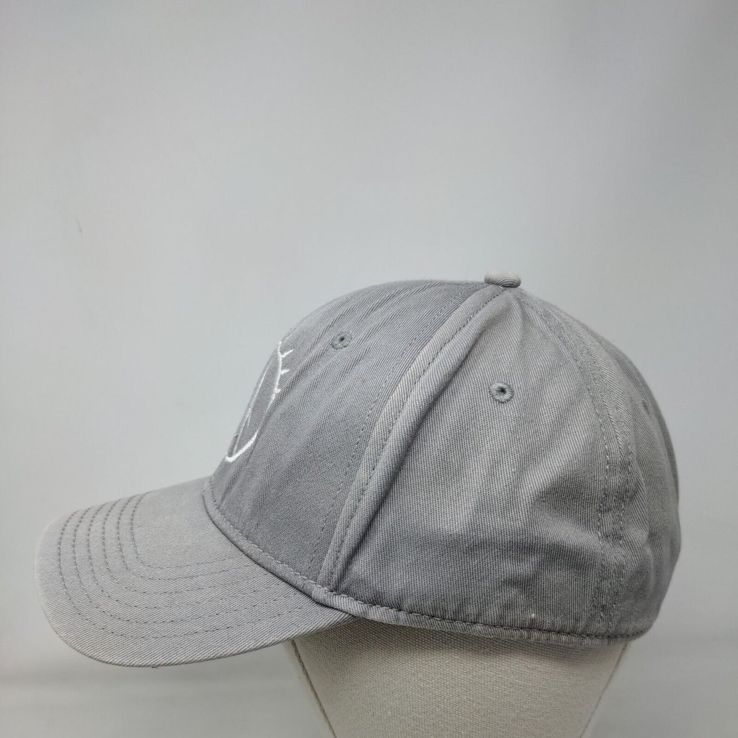 KVD Performance Headwear Fitted Hat Gray M/L Embroidered Flexfit
