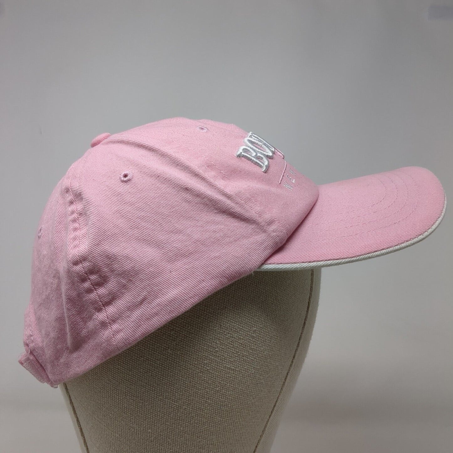 Bourbon Street New Orleans Adult Strapback Hat Pink OS Adjustable Embroidered