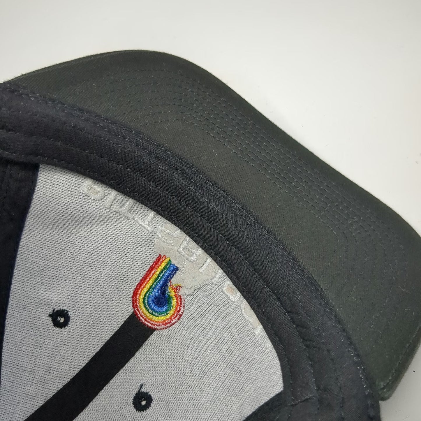 IBEX Baseball Cap Black One Size Pittsburgh Paints Rainbow Logo Slideback Hat