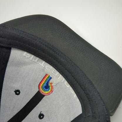 IBEX Baseball Cap Black One Size Pittsburgh Paints Rainbow Logo Slideback Hat