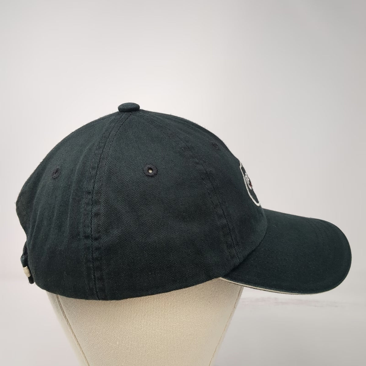 Port Authority Baseball Cap Black One Size Crossroads RV Embroidered Cotton Hat