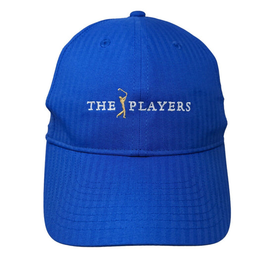 The Players Slideback Hat Blue OSFM Embroidered Nike Legacy91 Dri-Fit