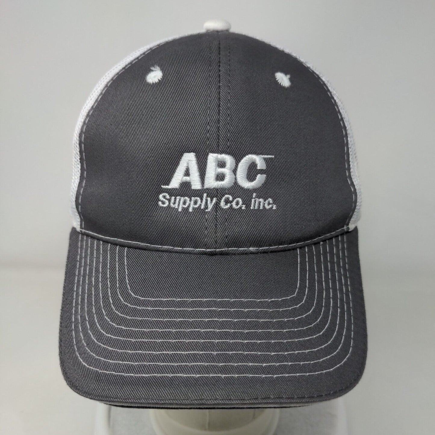 ABC Supply Co. Inc. Strapback Trucker Hat Gray OSFM Outdoor Cap
