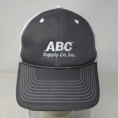 ABC Supply Co. Inc. Strapback Trucker Hat Gray OSFM Outdoor Cap