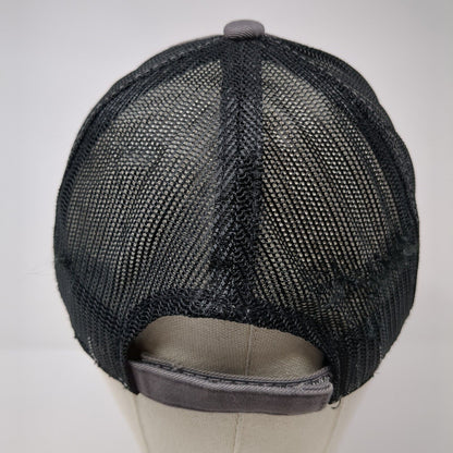 McNeilus Strapback Trucker Hat Gray One Size Adjustable 6 Panel Mesh Back