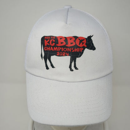 Made For KC BBQ Championship 2014 Baseball Cap White OS Adjustable Polyester