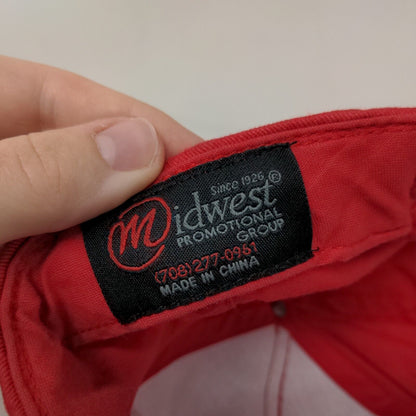 Meyer Quality Service Strapback Hat Red One Size Adjustable Patriotic Midwest