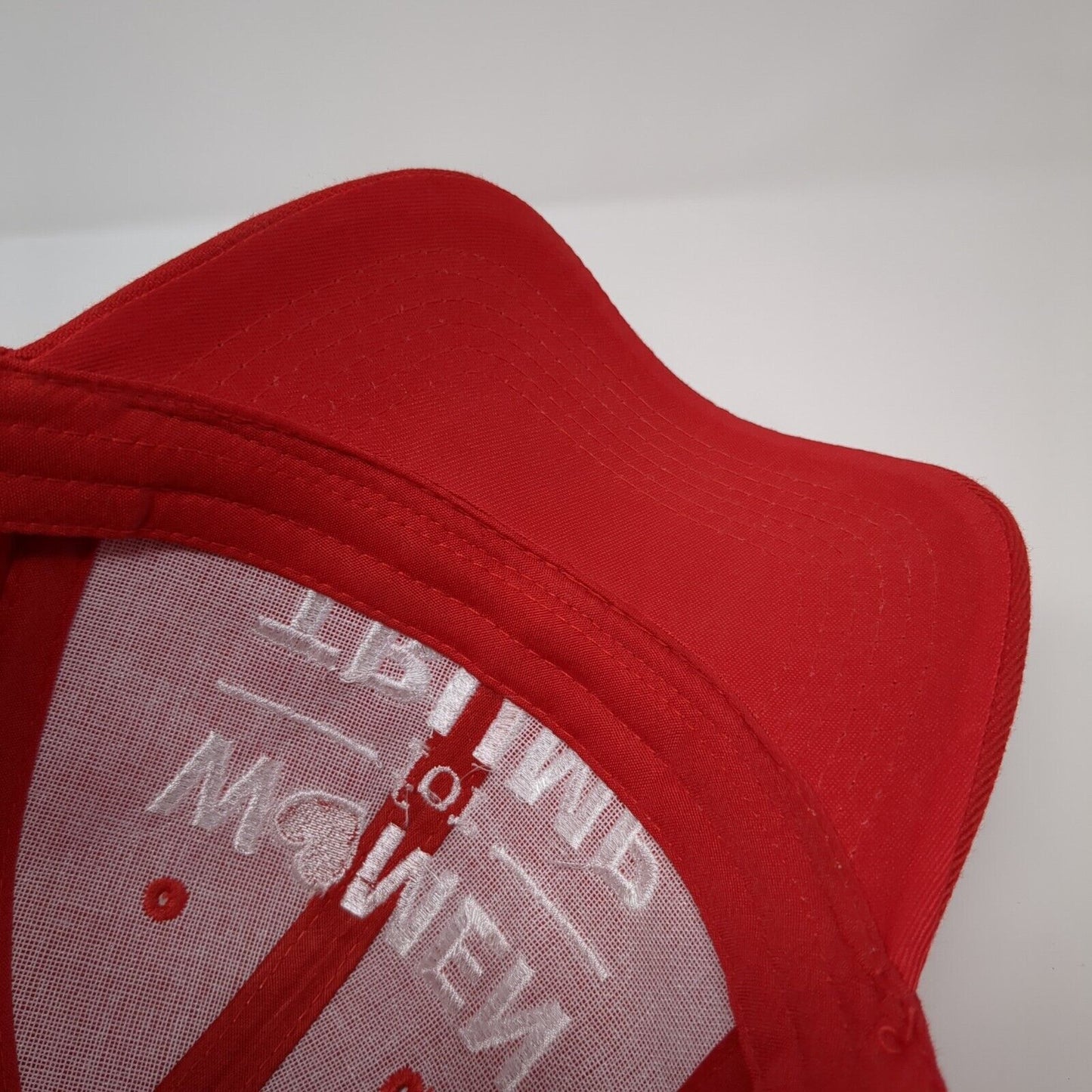 Women For Trump Strapback Hat Red One Size Adjustable Embroidered Vented Holes