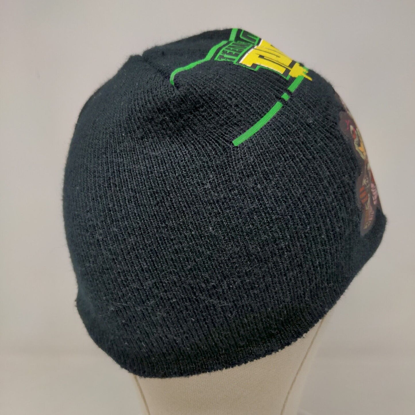 Nickelodeon Boy's Knit Beanie Hat Cap TMNT Teenage Mutant Ninja Turtles Black