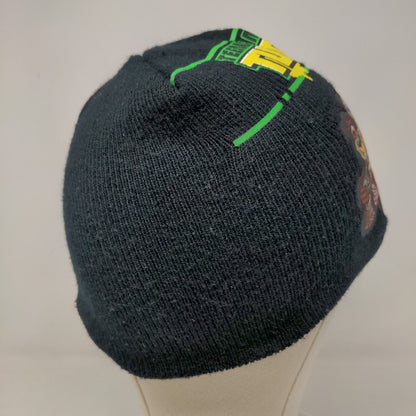 Nickelodeon Boy's Knit Beanie Hat Cap TMNT Teenage Mutant Ninja Turtles Black