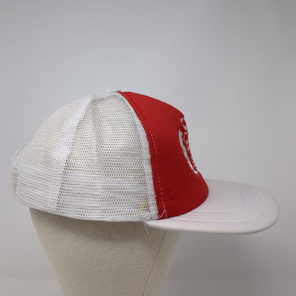 Coat of arms of Peru Snapback Trucker Hat Multicolor OS Adjustable Mesh Back