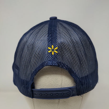 Heroes & Headliners Snapback Trucker Hat Blue One Size Mesh Back Port Authority