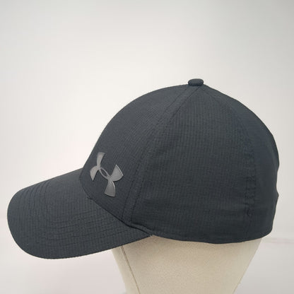 Under Armour Baseball Cap Black XL Fitted Polyester Logo Performance Workout Hat