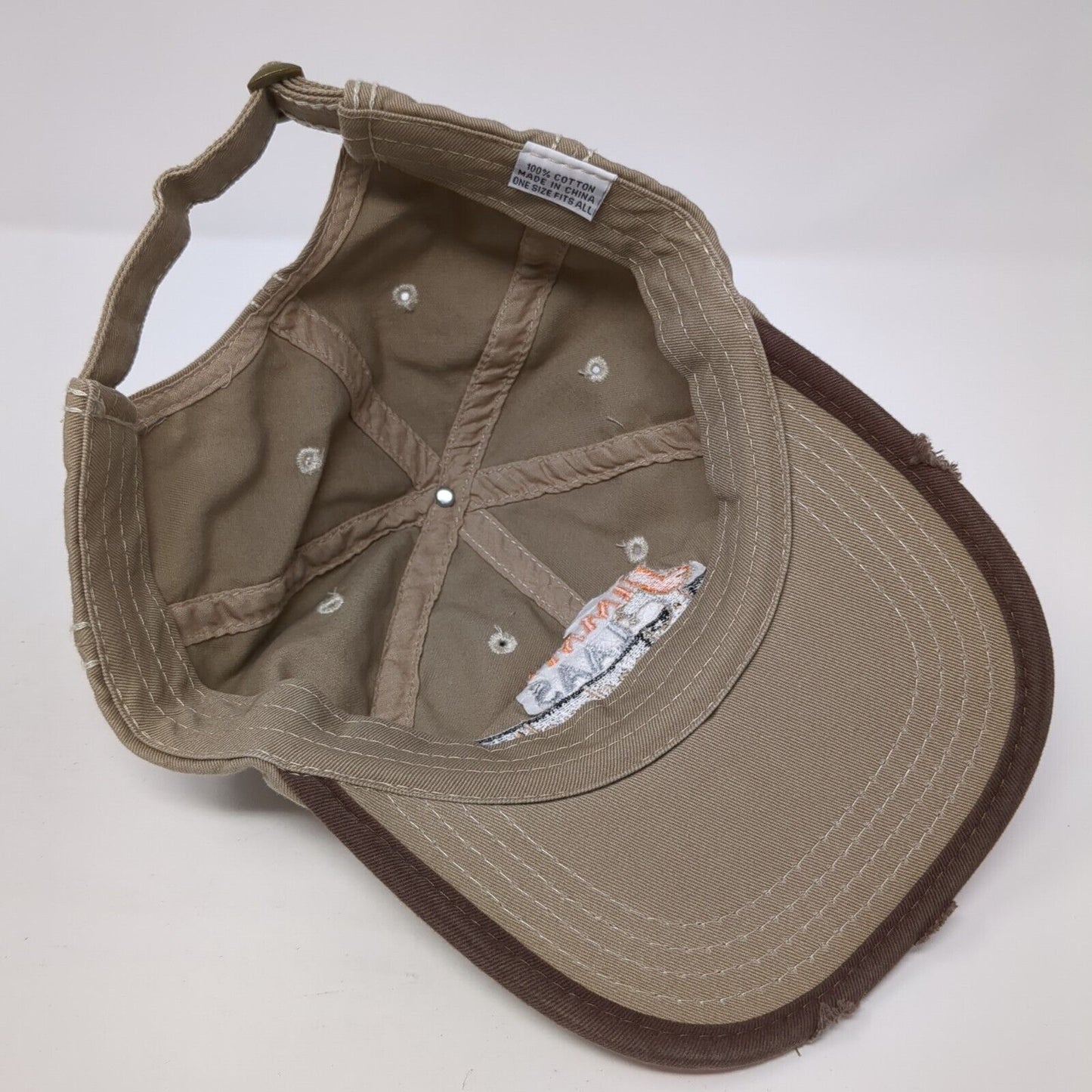 Jimmy Claas Construction Slideback Hat Tan One Size Adjustable 6 Panel