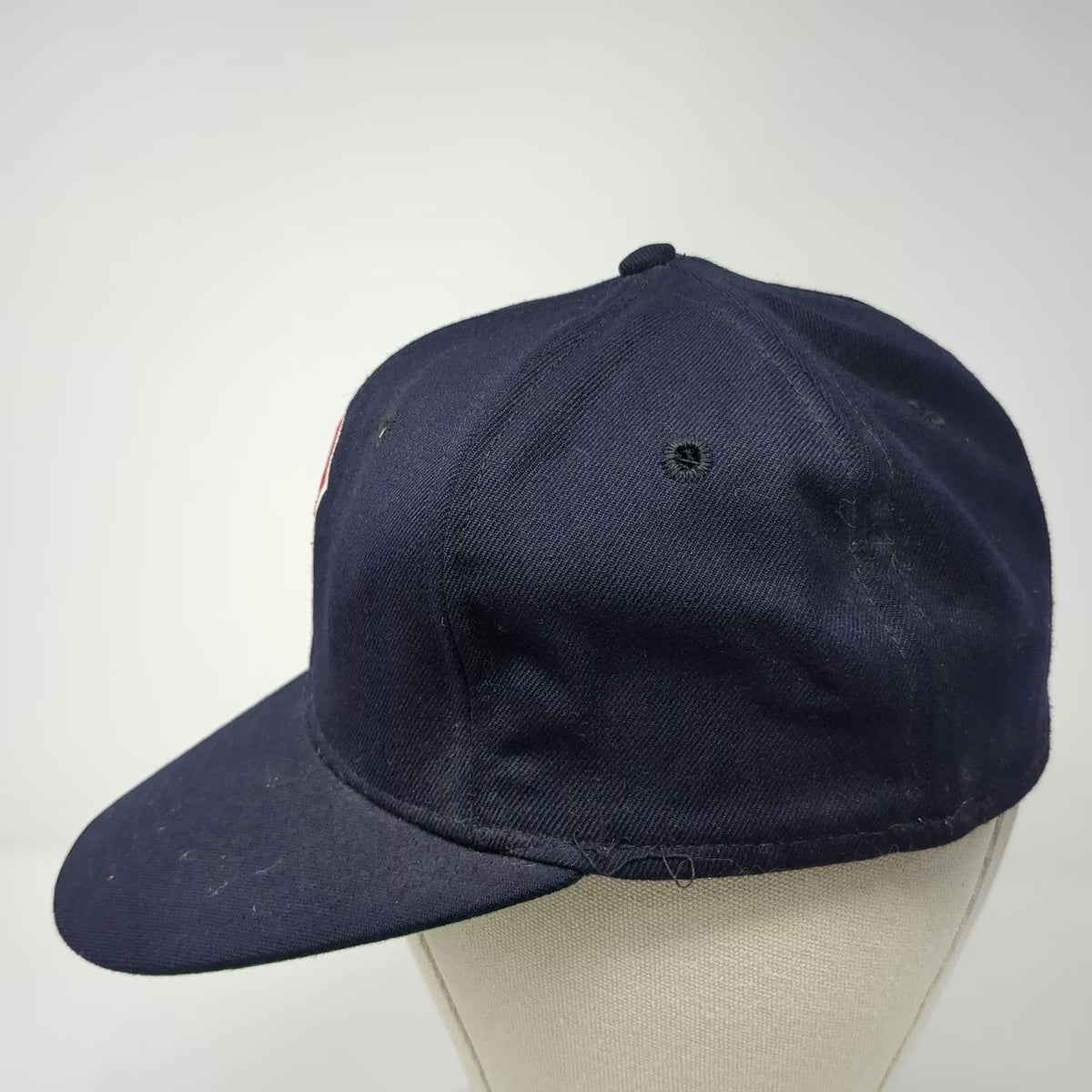 Devon Baseball Cap Blue Boston MLB Red Sox 7 1/8 Fitted Wool Made In USA Hat