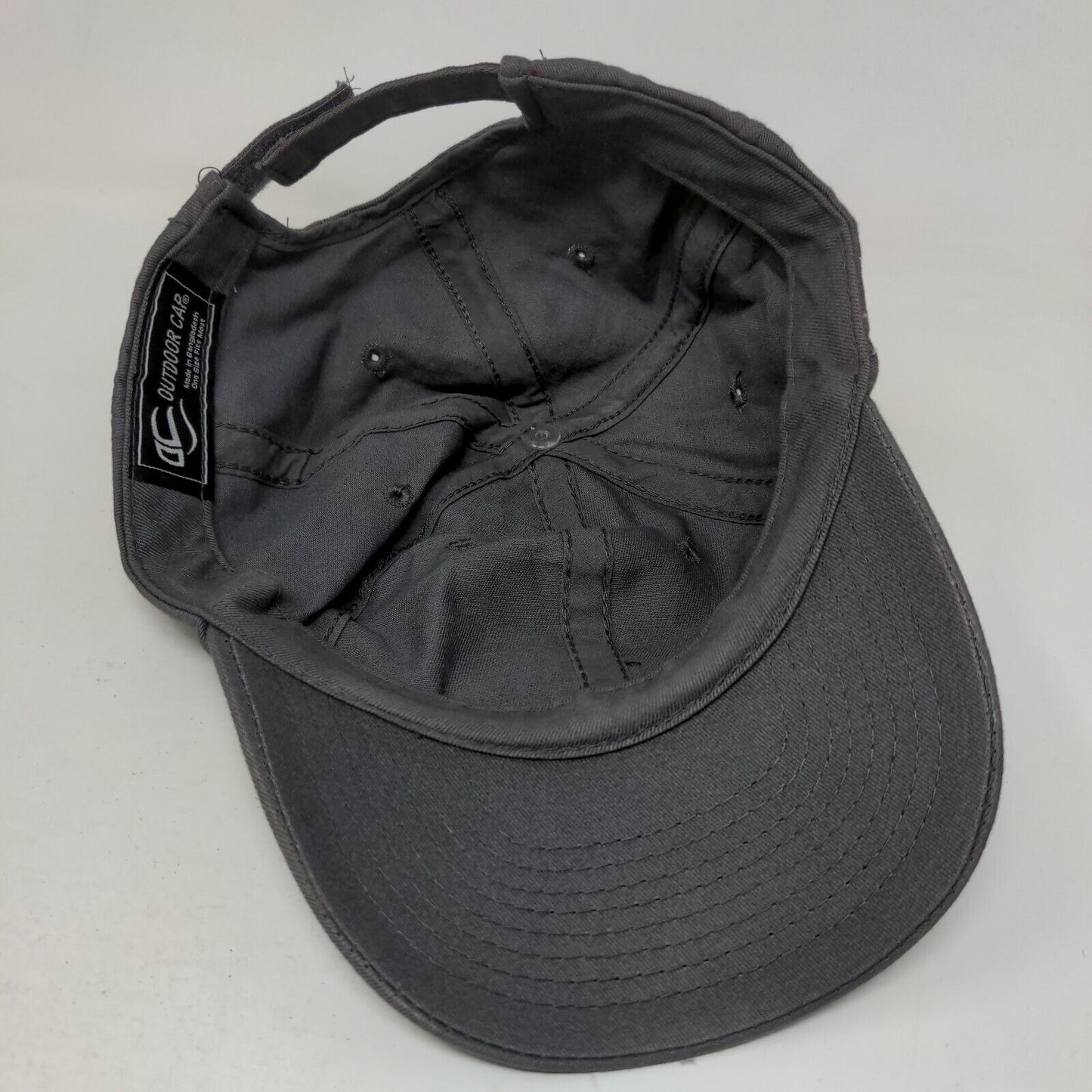 Colorado Strapback Hat Gray OSFM Adjustable 6 Panel Outdoor Cap