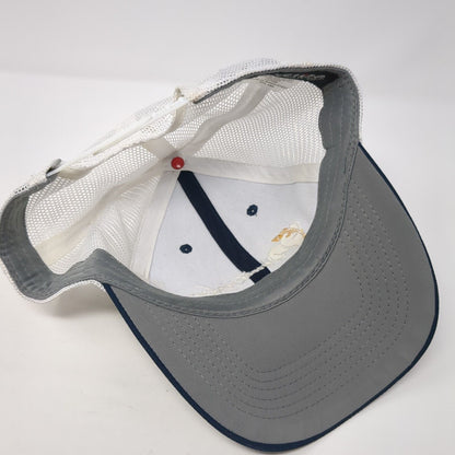 Windbrooker Snapback Trucker Hat Blue One Size Mesh Back Imperial