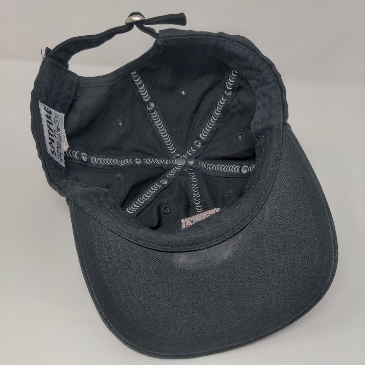 Spitfire Live To Burn Burn To Live Slideback Hat Black OSFA Adjustable Cotton