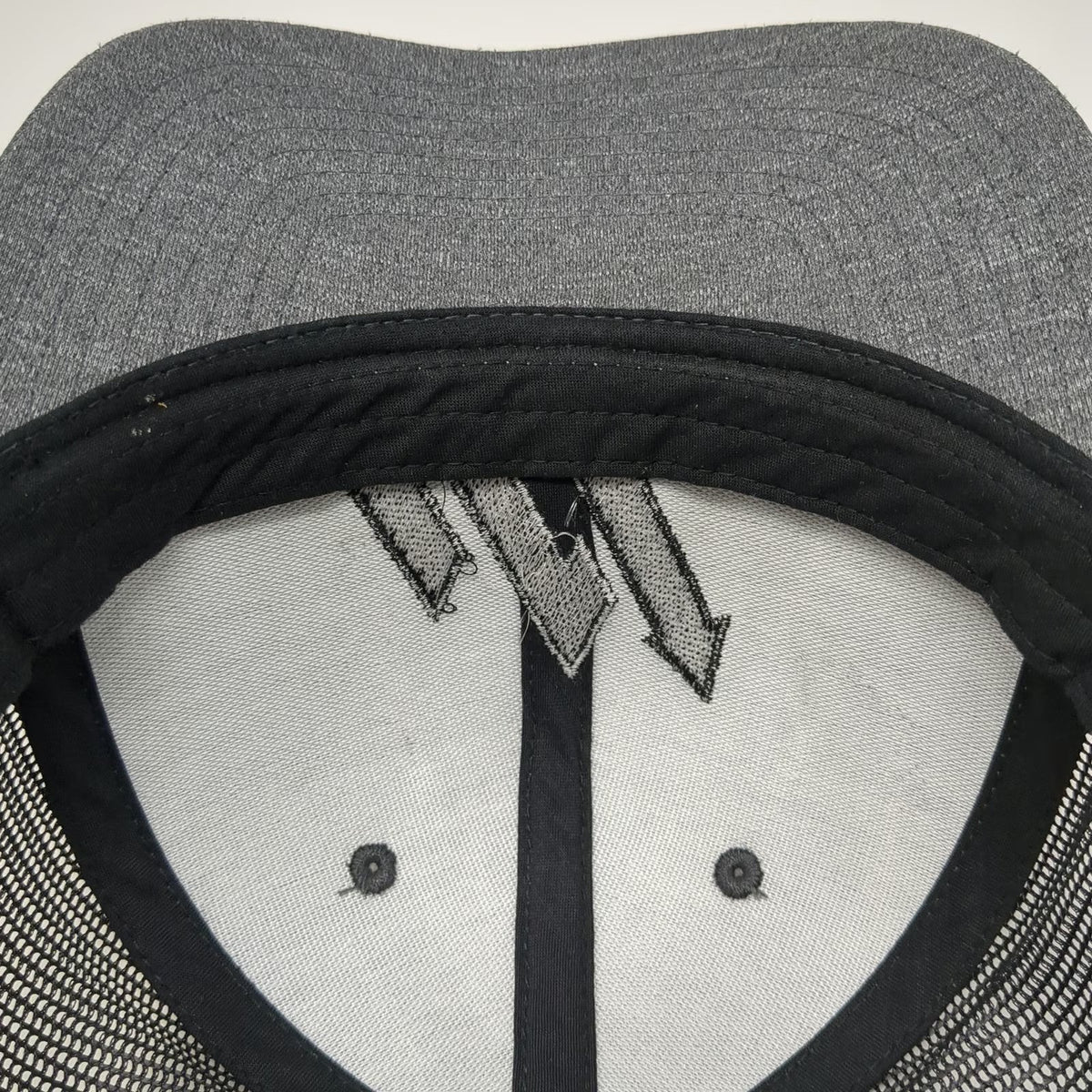 Team Webco Americor Trucker Hat Gray One Size Mesh Back Snapback Logo Structured