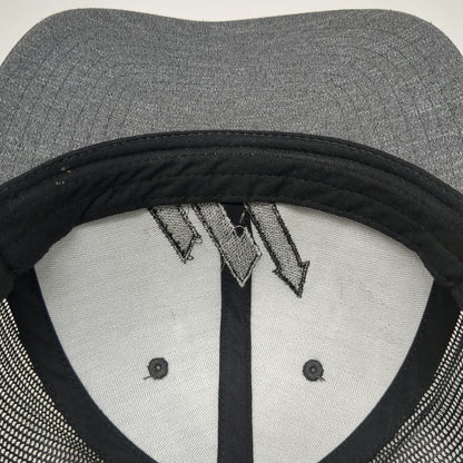 Team Webco Americor Trucker Hat Gray One Size Mesh Back Snapback Logo Structured