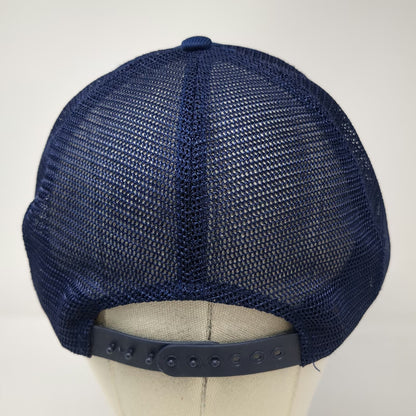 Trucker Hat Blue Vintage USS Haddo SSN 604 Submarine Logo Mesh Back Snapback