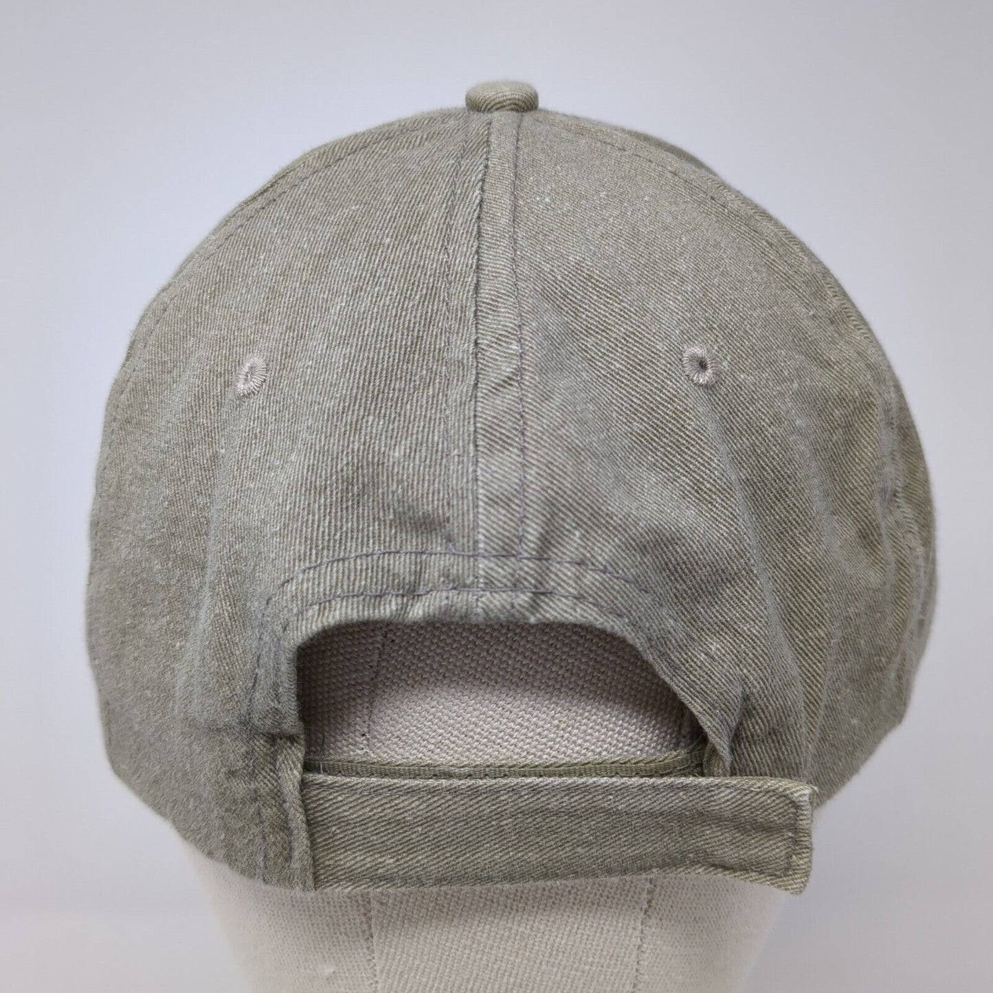 Lincoln City Trade Mark Strapback Hat Tan One Size Adjustable Embroidered