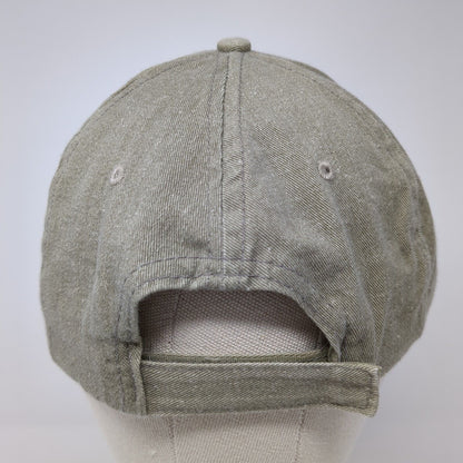 Lincoln City Trade Mark Strapback Hat Tan One Size Adjustable Embroidered