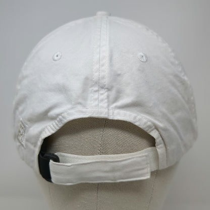 The Game Baseball Cap White OSFM Pine Tree P.L.P. Embroidered Logo Hat Cotton