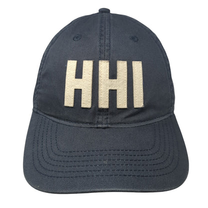 HHI Slideback Hat Blue One Size Adjustable Solid 6 Panel Outdoor Legacy