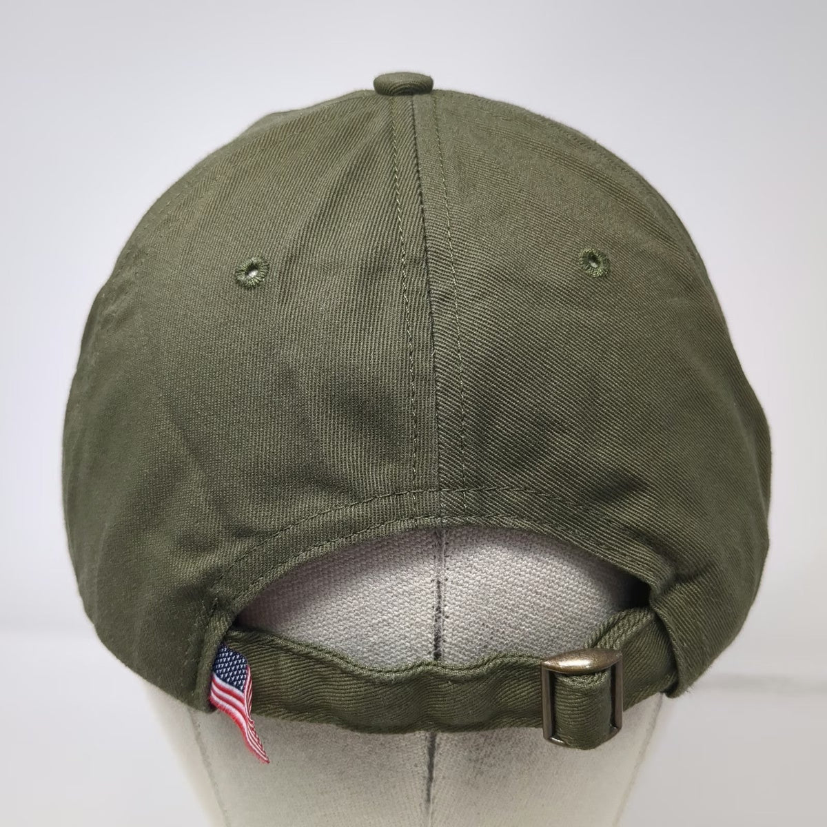 Unionwear Baseball Cap Green One Size Not For Sale Patch Slideback USA Hat Twill