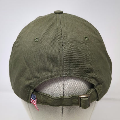 Unionwear Baseball Cap Green One Size Not For Sale Patch Slideback USA Hat Twill