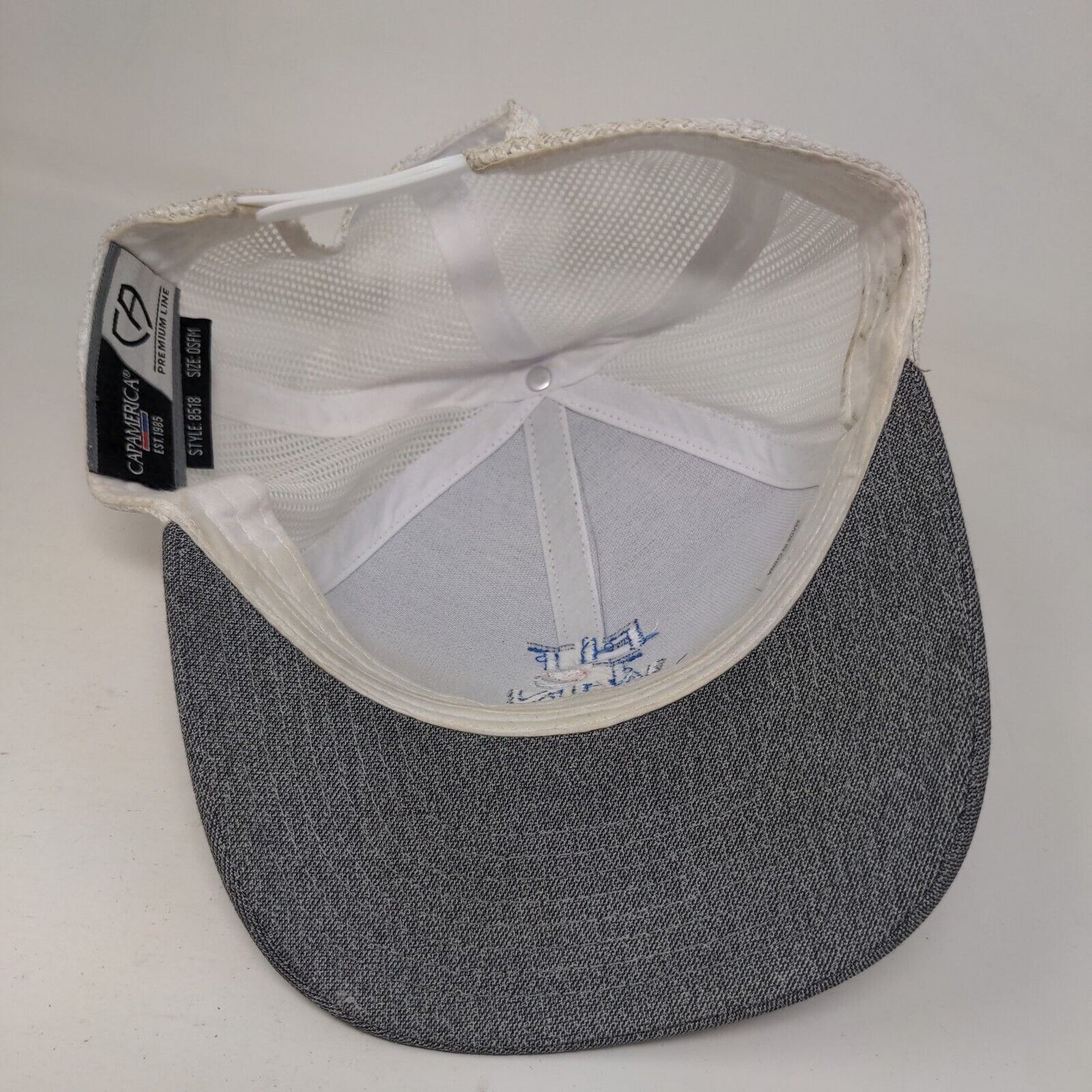 Fit To Win Tampa 2023 Pepsi Snapback Mesh Back Trucker Hat Gray OSFM