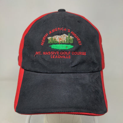 North America Highest Mt. Massive Golf Course Leadville Strapback Hat Multi OS