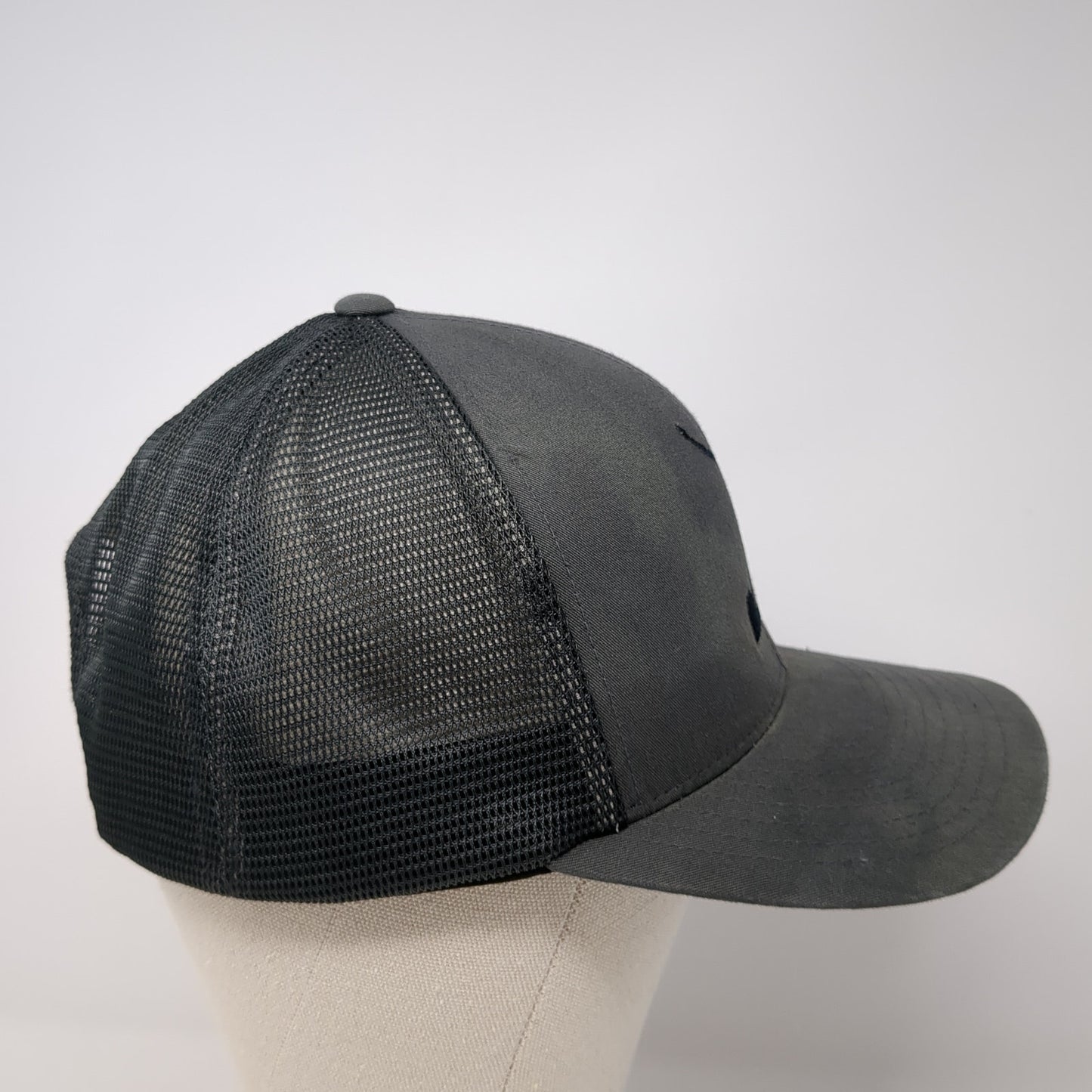 JCSAF Snapback Mesh Back Trucker Hat Gray One Size Pacific Headwear