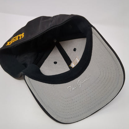 BK Knights Fitted Hat Black Medium Embroidered Solid 6 Panel The Game