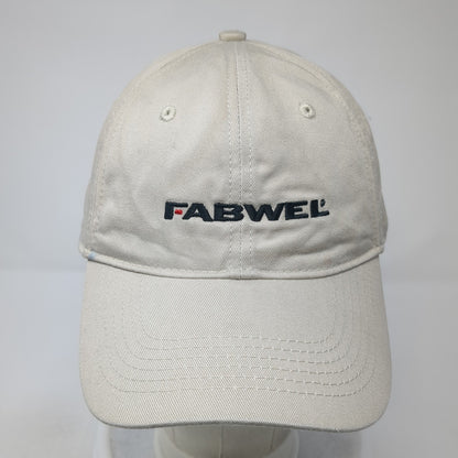 Fabwel Strapback Baseball Cap Beige OS Adjustable Embroidered Page & Tuttle